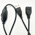 Câble d&#39;extension USB d&#39;alimentation de la vitesse du ventilateur 5V